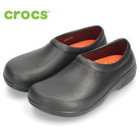 クロックス サンダル メンズ レディース crocs オン ザ クロック ライトライド スリップオン ブラック スリッポン 飲食店 医療現場 業務用 207230