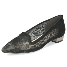 レディース パンプス ジェリービーンズ ローヒール ポインテッドトゥ 113-01373 ブラック ライトベージュ 靴 日本製 Style JELLY BEANS