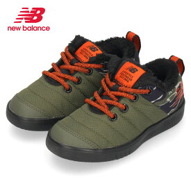 ニューバランス キッズ スニーカー 子供 スリッポン ジュニア new balance ボア 冬 防寒 撥水 シューズ YHMOCBLK ブラック YHMOCKHO カーキ アウトドア 靴