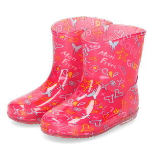 長靴 キッズ レインブーツ スノーブーツ 子供 ジュニア レインシューズ 防水 靴 雨靴 ブルー ピンク 女子 男子 Monfrere モンフレール KB-7008