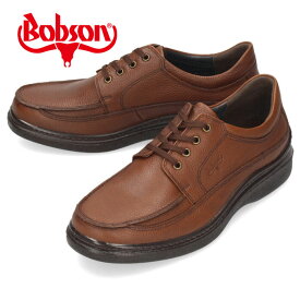 【マラソン限定クーポンで5%オフ】ボブソン 靴 メンズ BOBSON ウォーキングシューズ カジュアルシューズ コンフォート 本革 4E ブラック ブラウン キャメル BOBSON 5207