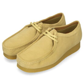 【30日限定ポイント5倍】クラークス Clarks ワラビー メンズ 防水 エヴォ ウォータープルーフ メープルスエード モカシン シューズ 本革 26172818 Wallabee EVO WP セール