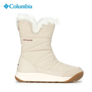 コロンビア スノーブーツ レディース ブーツ ミンクス スリップ ファイブ ワイド 防寒 保温 防水 滑りにくい ウォータープルーフ オムニヒート ブラック 黒 ベージュ Columbia BK2306 ミドルブー