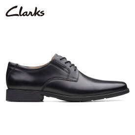 【スーパーSALEクーポン配布中】 クラークス ビジネス レザー 本革 メンズ Tilden Plain ティルデンプレーン ドレスシューズ オックスフォード レースアップ 紳士靴 外羽根 プレーントゥ 冠婚葬祭 ブラック 黒 Clarks 26110350 抗菌 防臭