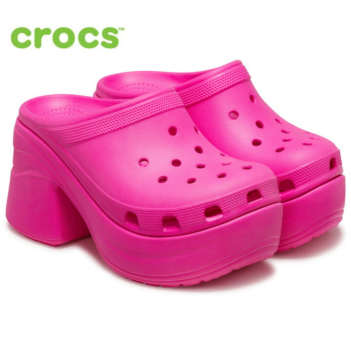 楽天市場】クロックス 厚底 ハイヒール レディース サンダル crocs 