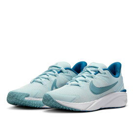 ナイキ キッズ スニーカー ランニングシューズ スター ランナー 4 ジュニア NIKE DX7615-404 STAR RUNNER 4 NN GS 紐靴 運動靴 通学 子供 グレイシャーブルー