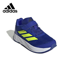 【在庫限り】 アディダス キッズ スニーカー ジュニア ランニング シューズ 男の子 子供 adidas ID9142 DURAMOSL ELK 面ファスナー ベルクロ 伸縮 ゴム紐 ブルー