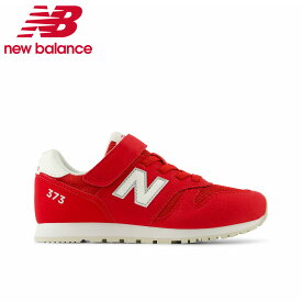 【クーポンで5％オフ！4日20時〜】ニューバランス スニーカー new balance キッズ ジュニア YV373AR2M レッド 靴 子供靴 ローカット ベルクロ 履きやすい
