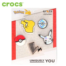 【10％オフCP★20,21日限定!】クロックス ジビッツ 光る ピカチュウ チャーム アクセサリー crocs エレベイト ポケモン 10009998 ELEVATED POKEMON 5 PACK LED JIBBITZ カスタマイズ