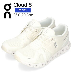 オン メンズ スニーカー On Cloud 5 クラウド 5 59.98919 ブラック 59.98376 ホワイト ウォーキング シューズ 履きやすい 超軽量 衝撃吸収 タウンユース 白 黒