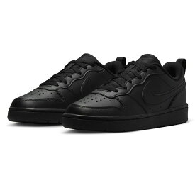 ナイキ NIKE キッズ スニーカー コート ボロー LOW リクラフト GS DV5456 002 ローカット ブラック 黒 靴 子ども 男の子 女の子 レディース 運動靴 通学 普段履き コートタイプ