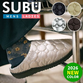 【ポイント10倍】 スブ サークル サンダル レディース メンズ SUBU CIRCLE スリッポン 黒 冬用サンダル ルームシューズ ダウンサンダル 外履き 2026 秋冬 キルティング 履きやすい 痛くない 撥水 防寒 正規販売店