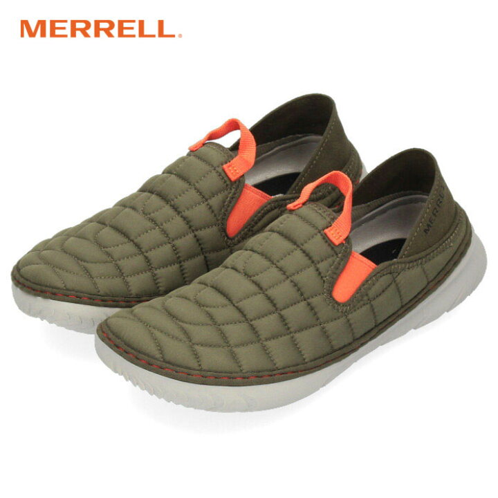 楽天市場 0円offクーポン対象店 メレル Merrell スニーカー レディース ハット モック J カーキ オリーブ スリッポン 軽量 アウトドア Parade ワシントン靴店
