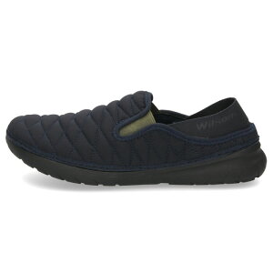 モックシューズ 冬 スリッポン スニーカー メンズ かかとが踏める 靴 超軽量 履きやすい 歩きやすい おしゃれ 2way 黒 Wilson ウィルソン 991