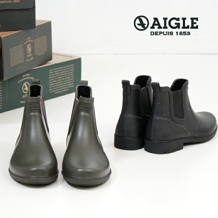 楽天市場 Aigle エーグル レインブーツ メンズ サイドゴア ショートブーツ カーヴィル 長靴 30 Carville ラバーブーツ 正規品 Parade ワシントン靴店