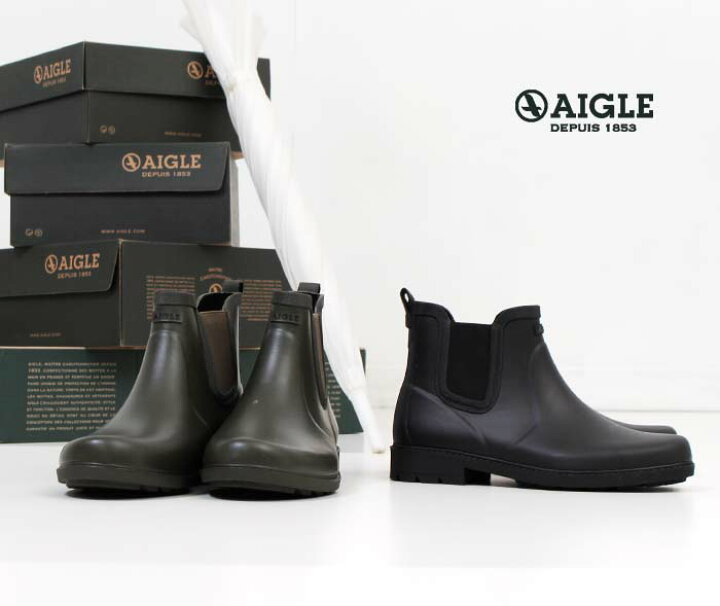楽天市場 Aigle エーグル レインブーツ メンズ サイドゴア ショートブーツ カーヴィル 長靴 30 Carville ラバーブーツ 正規品 Parade ワシントン靴店