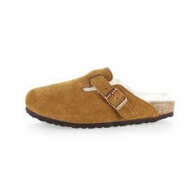 ビルケンシュトック BIRKENSTOCK ボストン ファー ボア BOSTON Fur 1001141 レディース サンダル サボ クロッグ 靴 ブラウン ミンク 本革