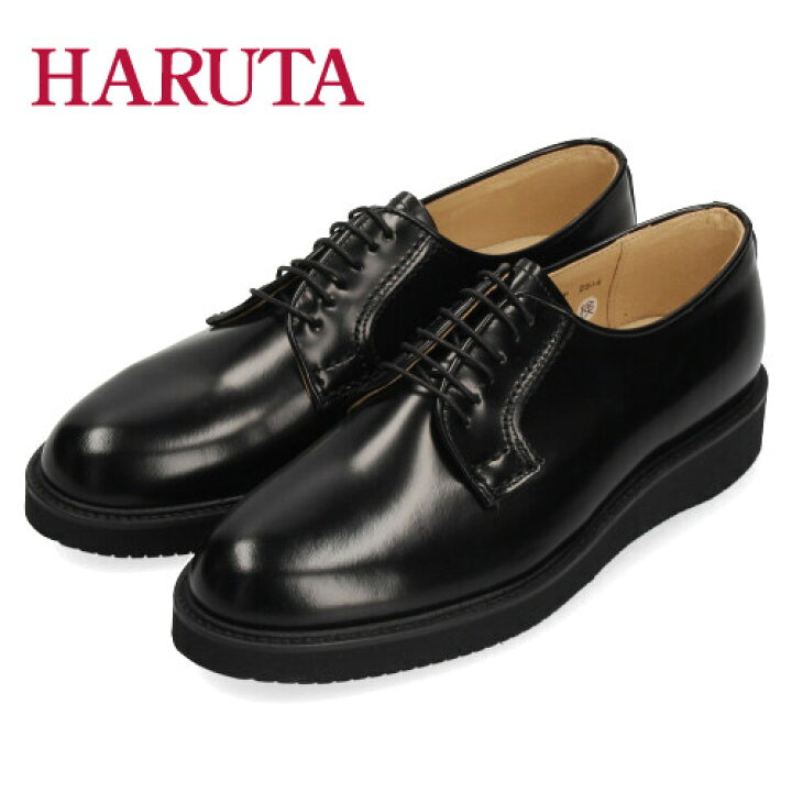 楽天市場 Haruta ハルタ ポストマンタイプシューズ 711p 黒 メンズ カジュアルシューズ 靴 本革 3e 外羽根式 プレーントゥ 日本製 ブラック Parade ワシントン靴店