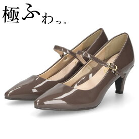 パンプス 結婚式 太ヒール ストラップ 痛くない レディース 二次会 パーティ ビジネス 仕事 柔らかい 低反発 ミドルヒール 6センチヒール 19035 極ふわっ 卒園式 卒業式 入学式 入園式 入社式 スーツ セレモニー