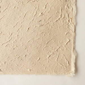 和紙 大判 ロクタペーパー 生成 厚口約74×48cm 耳付き ロクタ紙 手漉き 草木染 自然素材 染め 染色 厚紙 厚め ナチュラル