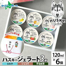 ハスキージェラート3種 計6個 ミルク ショコラ 宇治抹茶 アイス ギフト箱 熨斗 チョコレート ご当地 フレーバー 食べ比べ お取り寄せスイーツ 送料無料 チョコ以外 バレンタイン プレゼント お菓子 詰め合わせ お土産 新潟県 人気 手土産 北国からの贈り物 産直ギフト
