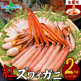 【蟹 ギフト】紅ズワイガニ かにしゃぶセット 1kg/2kg(食べ物 母の日 プレゼント お取り寄せ グルメ かに ギフト カニ 足 ポーション カット済み 刺身 生食 カニ鍋 海鮮 しゃぶしゃぶ むき身 カニしゃぶ 送料無料 蟹 即日発送 gift set お鍋 北海道 お土産 内祝い お返し)