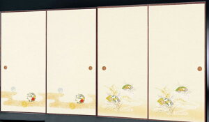 ふすま紙 4枚組 襖紙 織物 4枚柄 om903to916 和モダン 張替え