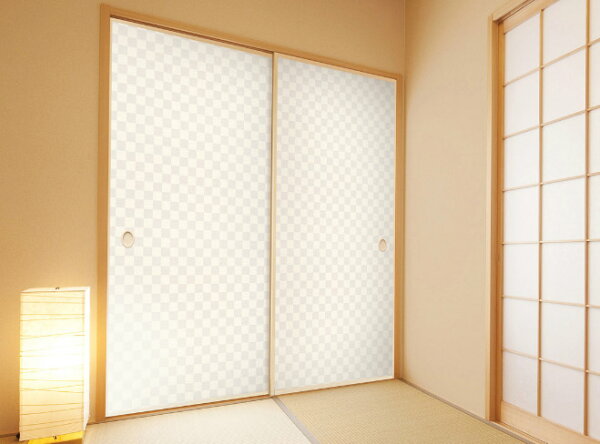 楽天市場 ふすま紙 張替えセット 襖紙 614 モダン おしゃれ 洋風 Diy 襖 ふすま 掛け軸屋 和紙苑