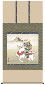 若武者 掛け軸 (掛軸/端午の節句/壁掛け/子供の日/男の子/出産祝い/こどもの日/初節句/送料無料)