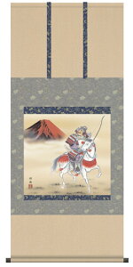 馬上武者 掛け軸 (掛軸/端午の節句/壁掛け/子供の日/男の子/出産祝い/こどもの日/初節句/送料無料)