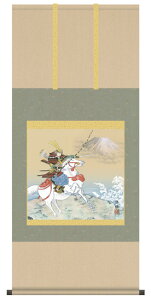 波上武者 掛け軸 (掛軸/端午の節句/壁掛け/子供の日/男の子/出産祝い/こどもの日/初節句/送料無料)