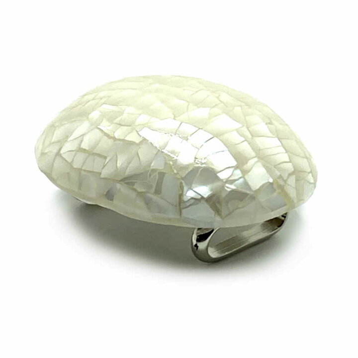 楽天市場】帯留め 帯留 帯どめ 帯飾り 螺鈿細工 白 パールホワイト  