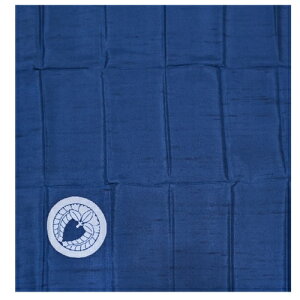 風呂敷 ふろしき 風呂敷包み 最高級正絹白山紬 風呂敷  鉄紺  日本製 ヤール巾二四巾 定紋入り風呂敷 古代紫 家紋 結納