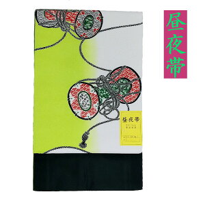 【昼夜帯−460】表地/小紋柄  裏地/黒色朱子品質/ポリエステル寸法/並尺:幅30cm 長さ400cm寸法/長尺:幅30cm 長さ500cm