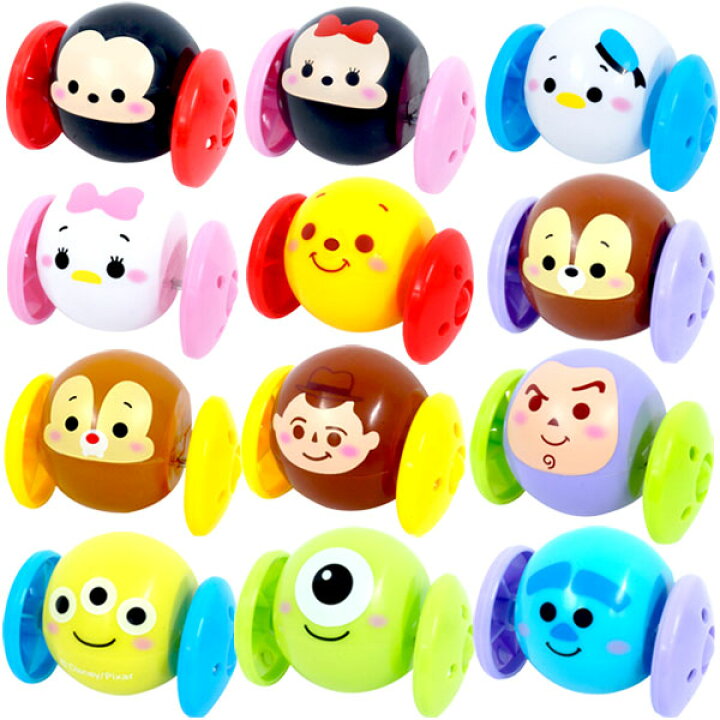 楽天市場 12個セット ディズニーコロコロころがし車 キャラクター まんまる 子ども会 子供会 景品 玩具 おもちゃ ミニカー くるま おまけ 縁日 おまつり お祭り お子様 ランチ お祭り問屋 クリスマス ネットｄｅ縁日 わっしょい村