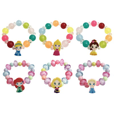 楽天市場 12個セット ディズニープリンセスビーズブレスレット 子供会 景品 アクセサリー ブレスレット 女の子 おしゃれ かわいい ランチ景品 子ども会 プレゼント ネットｄｅ縁日 わっしょい村