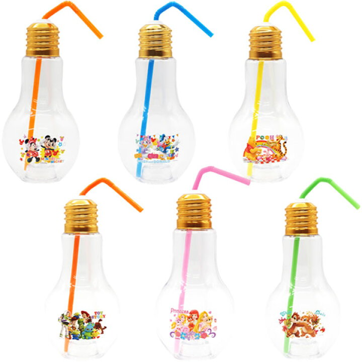 楽天市場】【6個セット】ディズニー光るピカピカ電球ボトル 500ml 
