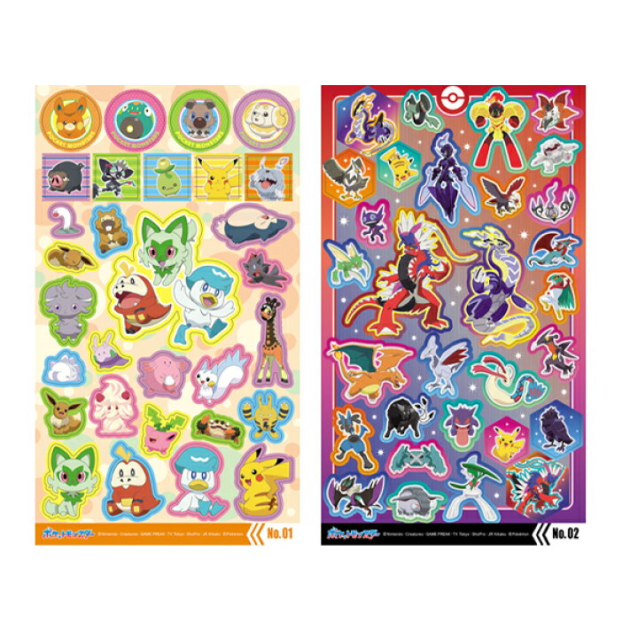 楽天市場】【12個セット】ポケットモンスター キラッとシール2 全6種 