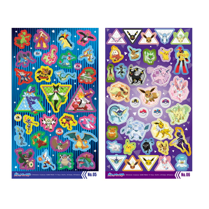 楽天市場】【12個セット】ポケットモンスター キラッとシール2 全6種 