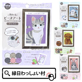 【12個セット】飾れるビーズアート アニマル おもちゃ 景品 プレゼント 玩具 女の子 子ども 子供会 男の子 小学校 小学生 ネコ シマエナガ 犬 うさぎ 動物 趣味 雑貨 イベント ランチ プレゼント ビンゴ 大会 お祭り問屋