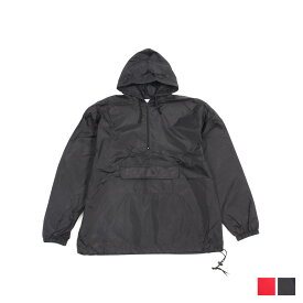 【最大1000円OFFクーポン】 Cardinal Activewear NYLON HOODED WINDBREAKER PULLOVER カーディナルアクティブウェア パーカー アノラック プルオーバー ジャケット アウター メンズ レディース ブラック レッド 黒