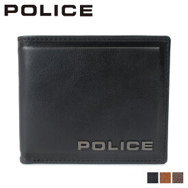 【最大1000円OFFクーポン】 POLICE EDGE SHORT WALLET ポリス 財布 二つ折り メンズ レザー ブラック キャメル ダーク ブラウン 黒 PA-58000