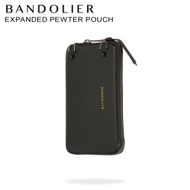 BANDOLIER EXPANDED PEWTER POUCH バンドリヤー ポーチ ケース 携帯 レザー メンズ レディース ブラック 黒 21GRA