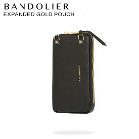BANDOLIER EXPANDED GOLD POUCH バンドリヤー ポーチ ケース スマホ 携帯 レザー メンズ レディース ブラック 黒 21GRA