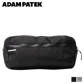 【最大1000円OFFクーポン】 ADAM PATEK PEARL FANNY PACK アダムパテック バッグ ウエストバッグ ボディバッグ メンズ レディース ブラック グレー 黒 AMPK-B041