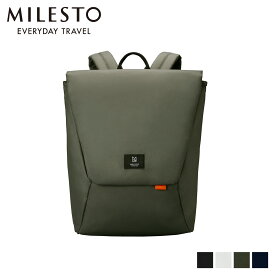 【最大1000円OFFクーポン】 MILESTO HUTTE BACKPACK ミレスト リュック バッグ バックパック メンズ レディース 8L ブラック ホワイト グレー ネイビー 黒 白 MLS465