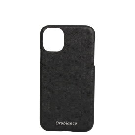 Orobianco PU LEATHER BACK CASE オロビアンコ iPhone11 ケース スマホケース 携帯 アイフォン メンズ レディース サフィアーノ調 ブラック ネイビー カーキ レッド 黒