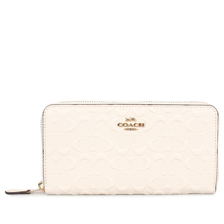 楽天市場 Coach F コーチ 財布 長財布 メンズ レディース ラウンドファスナー ホワイト 白 Goods Lab