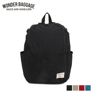 WONDER BAGGAGE SUNNY FUN DAY BAG �����_�[�o�Q�[�W �����b�N �o�b�O �o�b�N�p�b�N �����Y ���f�B�[�X 19L �u���b�N �x�[�W�� ���b�h �^�[�R�C�Y �� ��̓�