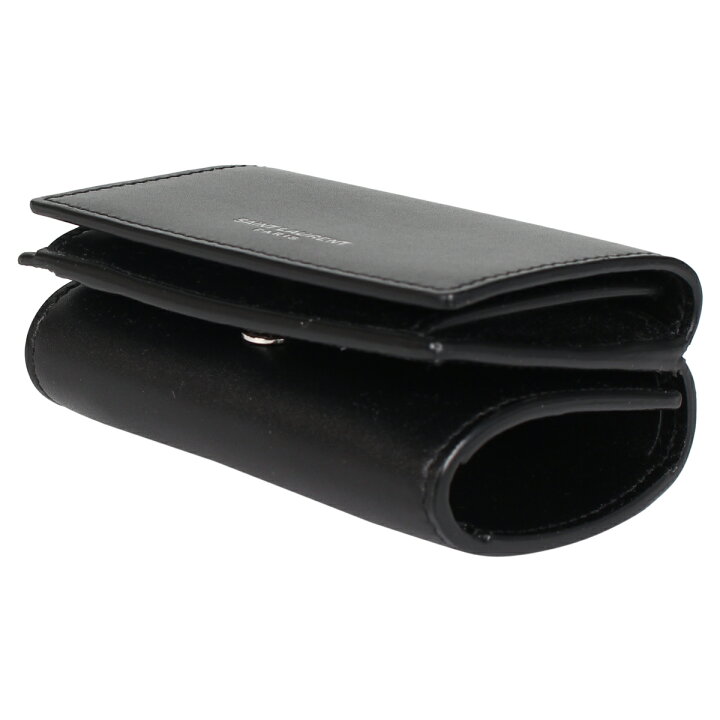 楽天市場 Saint Laurent Paris Wallet サンローラン パリ 財布 三つ折り ミニ財布 メンズ ブラック 黒 u90n Goods Lab